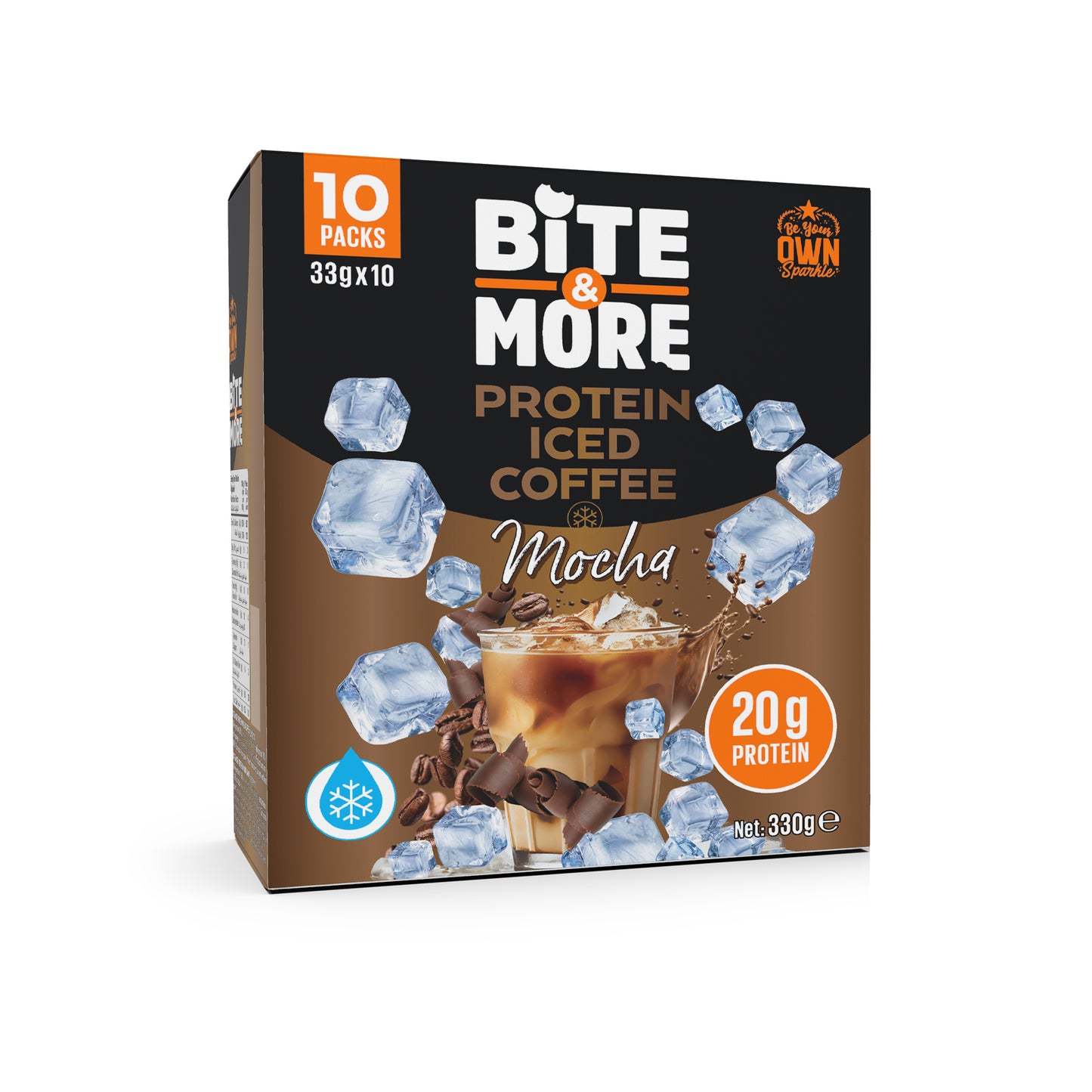 Bite & More Cafea Iced Proteică - Mocha