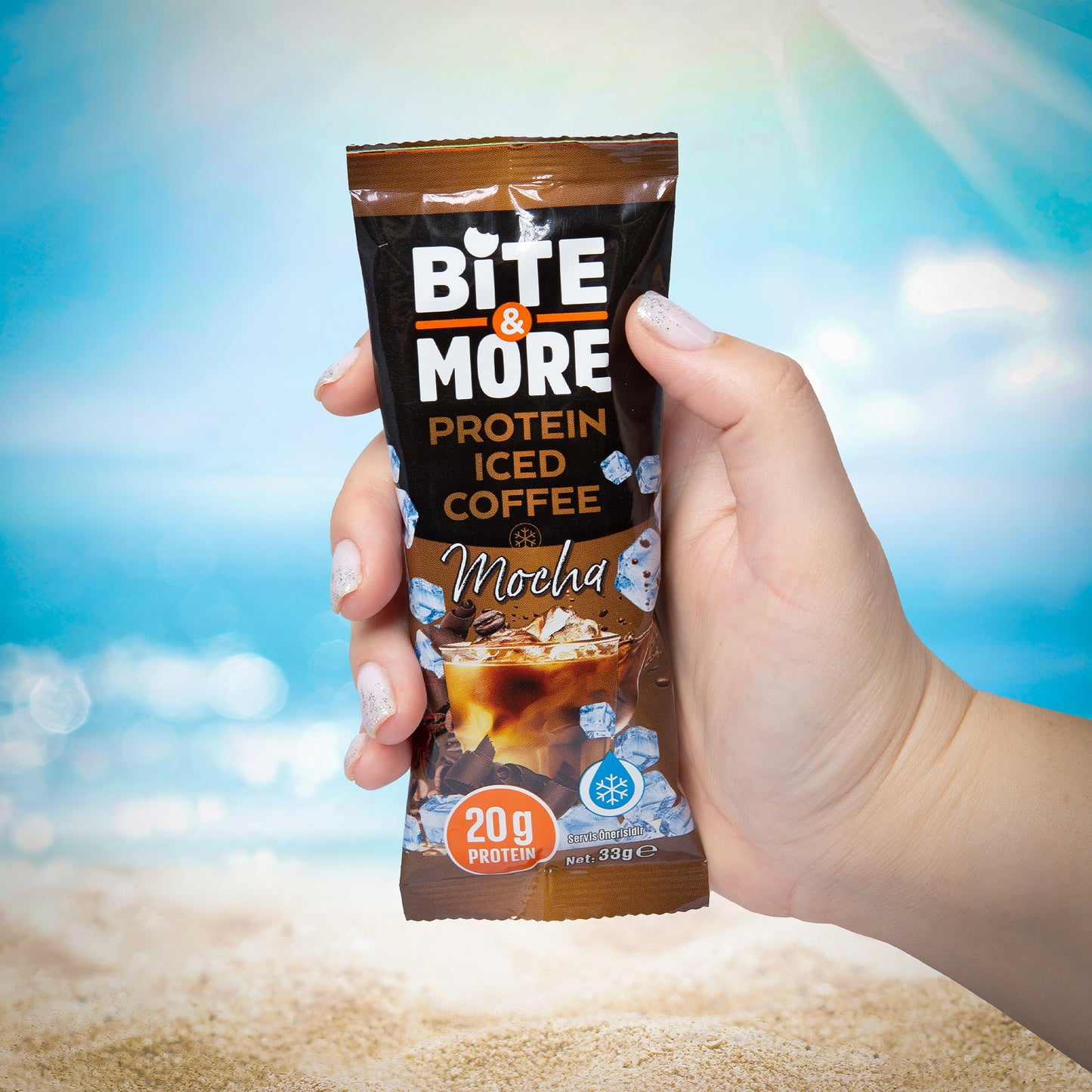 Bite & More Cafea Iced Proteică - Mocha