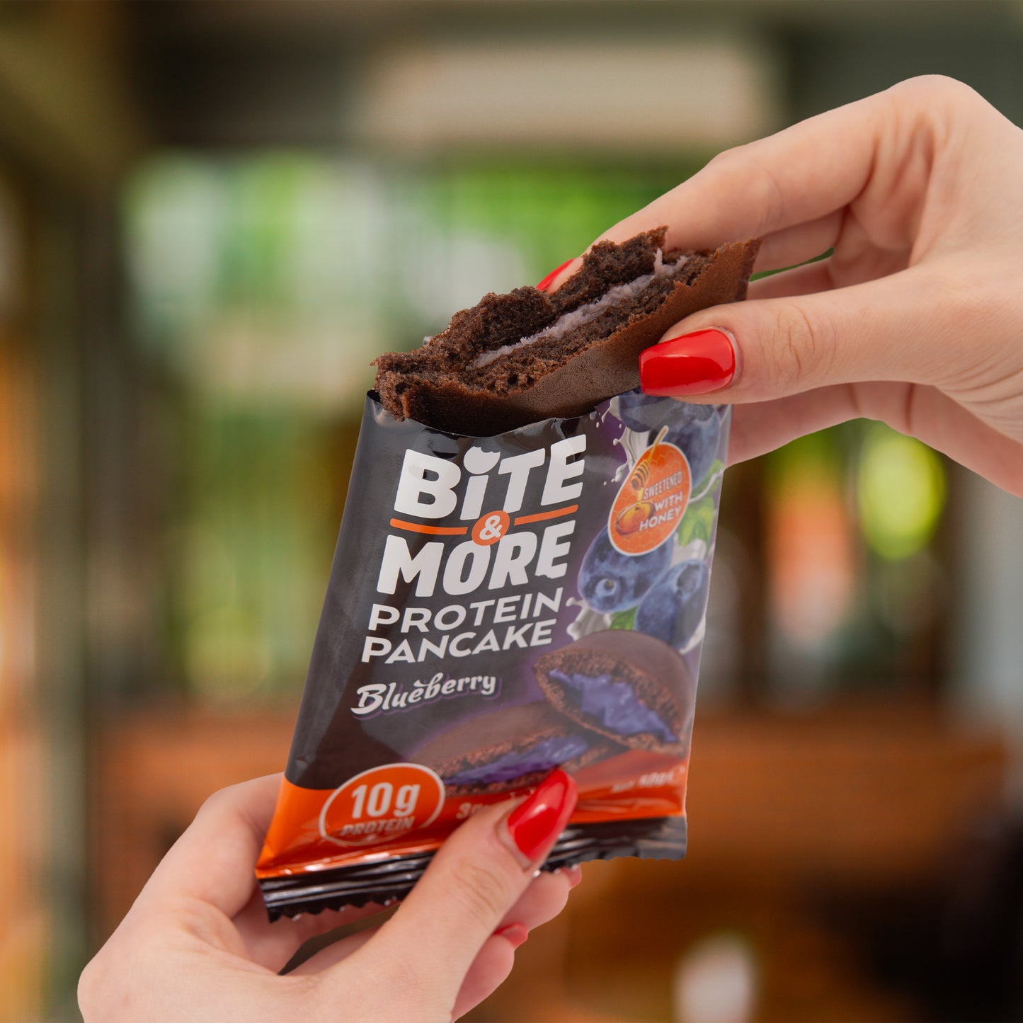 Bite & More Clătită Proteică cu Afine
