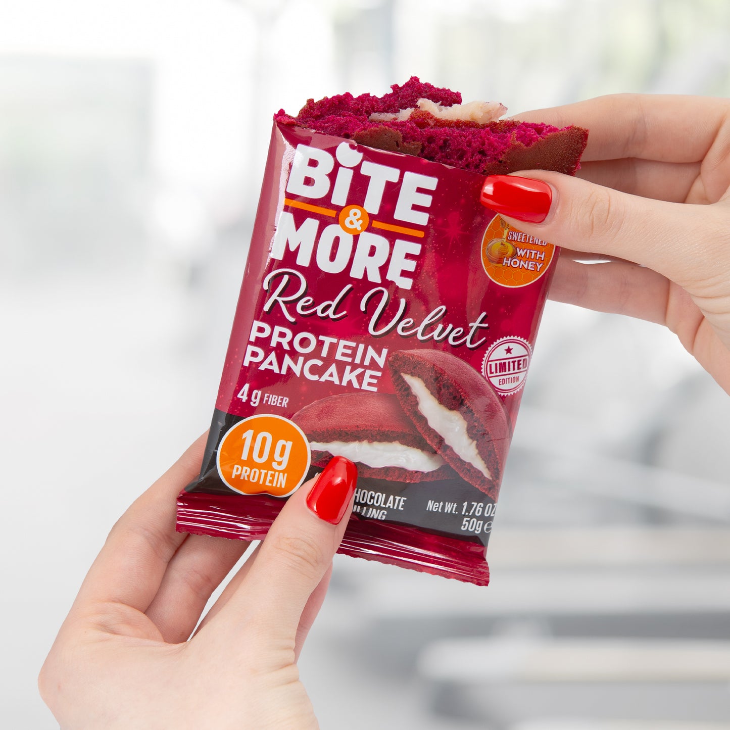 Bite & More Clătită Proteică Red Velvet