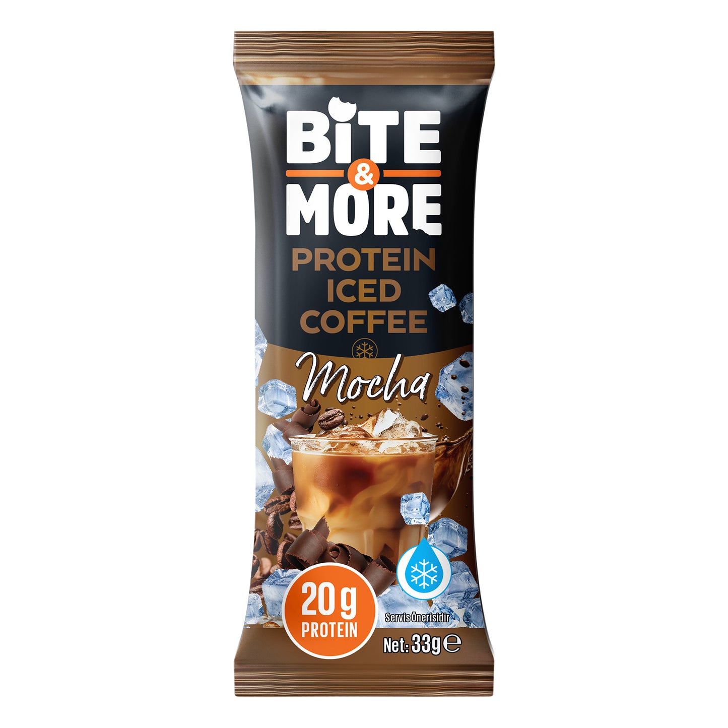 Bite & More Cafea Iced Proteică - Mocha