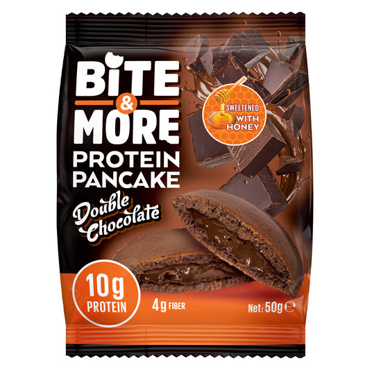 Bite & More Clătită Proteică cu Double Chocolate