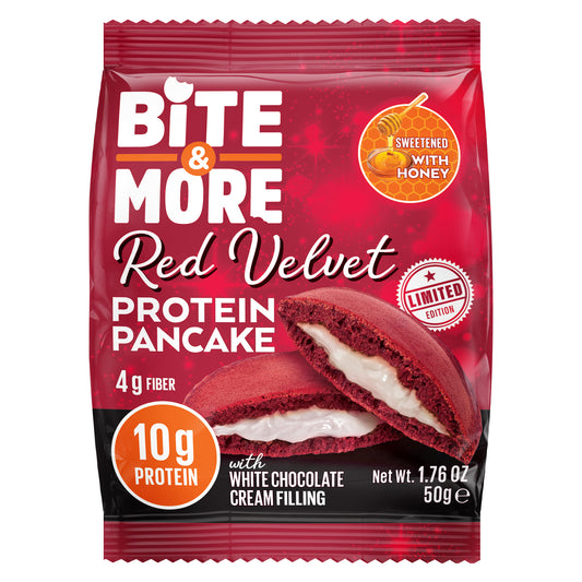 Bite & More Clătită Proteică Red Velvet
